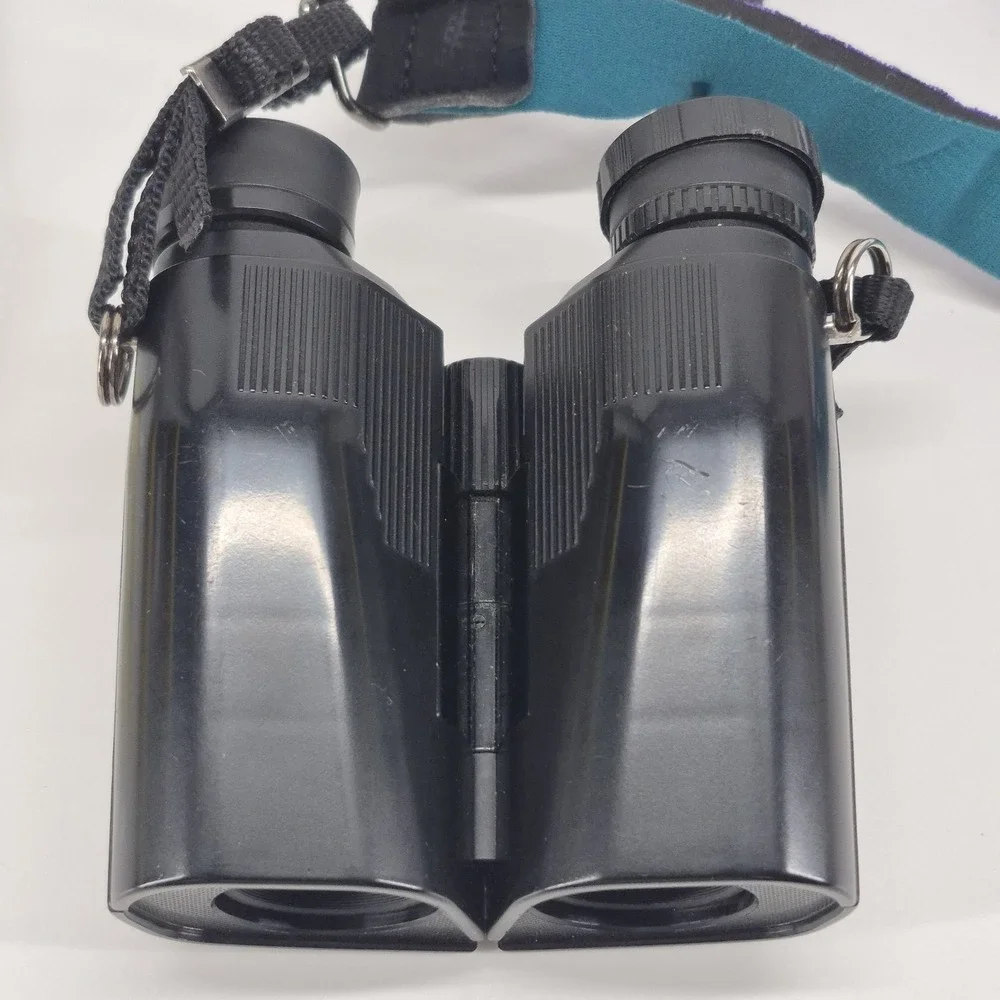 NIKON 9x25 Travelite 5.6° Compact Black Binoculars with Case Vintage Rare Japan